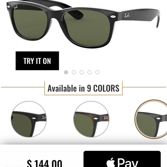 Ray Ban New Wayfarer Classic Sunglasses - Picture 2 of 16